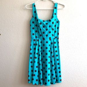 Fit and flare Polka dot dress
